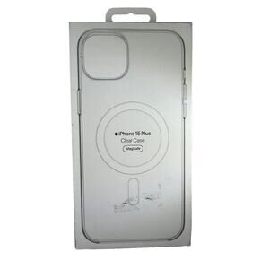 Apple iPhone 15 Plus MagSafe Clear Phone Case. Open Box-Genuine